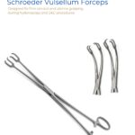 Schroeder Vulsellum Forceps Straight, Curved