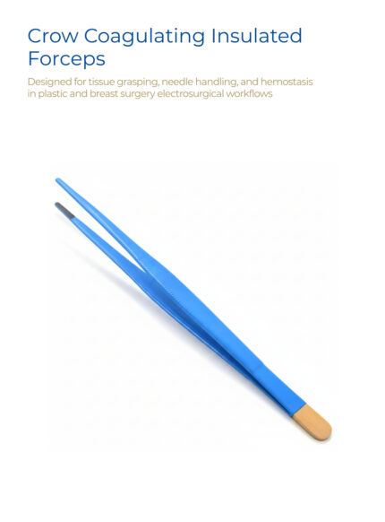 Crow Insulated Coagulating Forceps TC