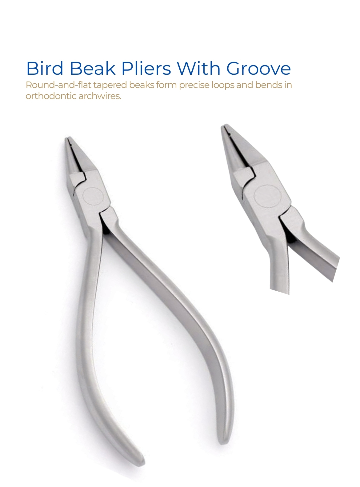 Bird Beak Pliers With Groove Bird Beak Pliers With Groove