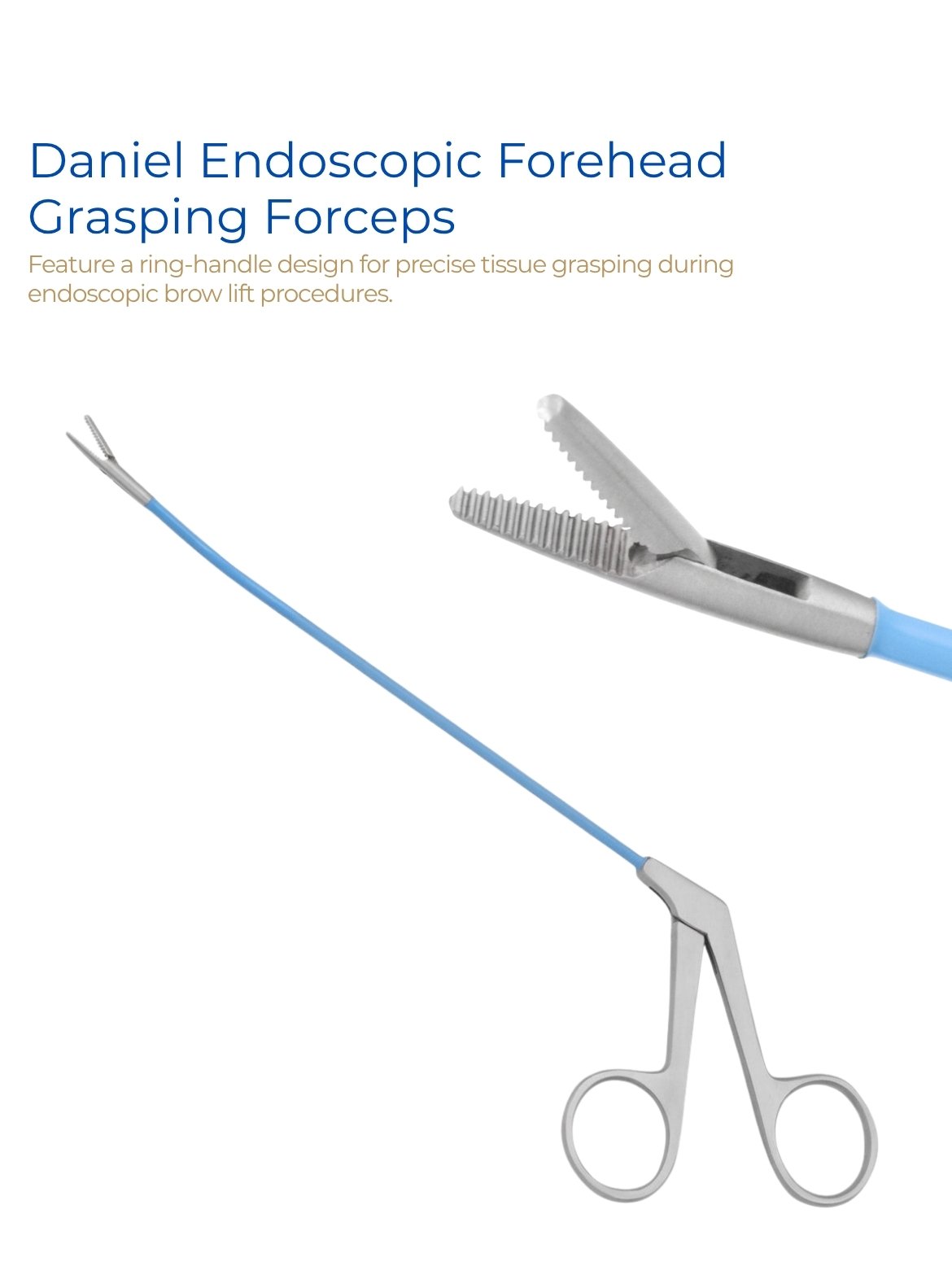Daniel Endoscopic Forehead Grasping Forceps