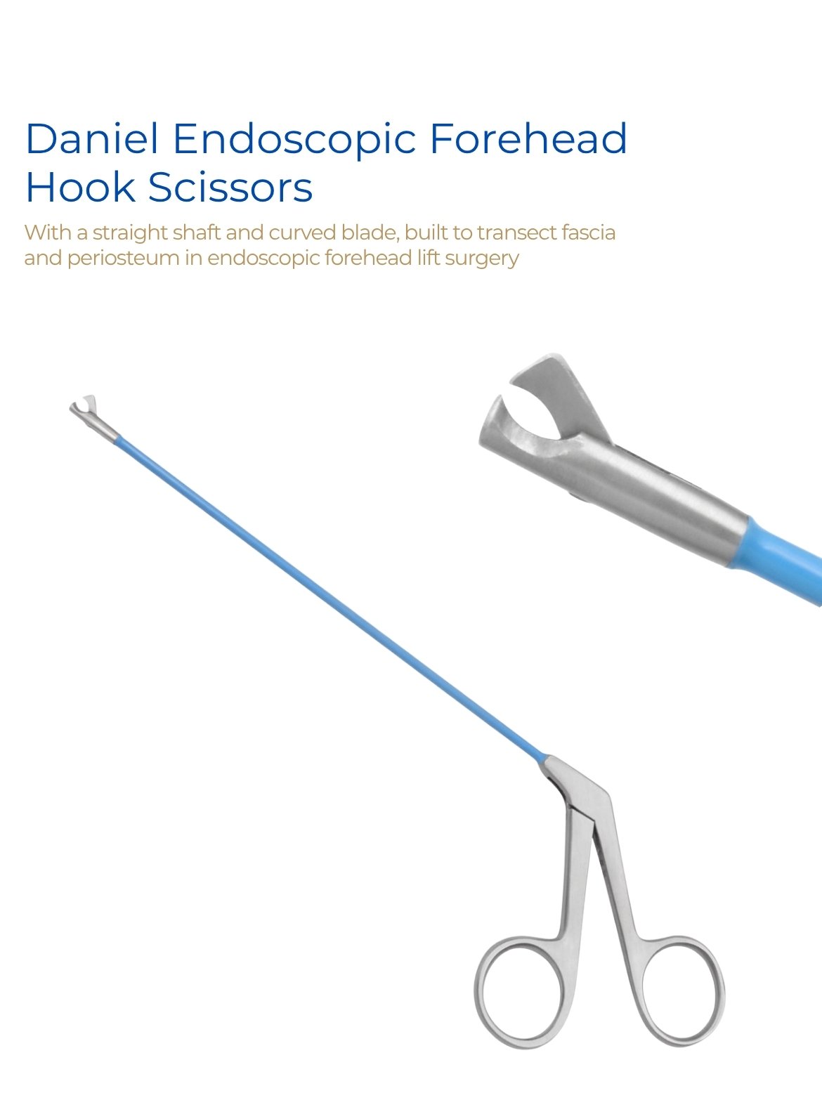 Daniel Endoscopic Forehead Hook Scissors