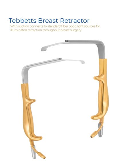 Tebbetts Breast Retractor with Fiber Optic Lighted